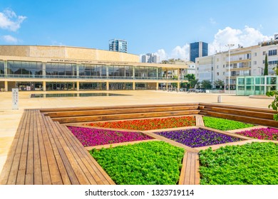 TEL AVIV, ISRAEL, SEPTEMBER 10, 2018: Charles Bronfman auditorium in the center of Tel Aviv, Israel