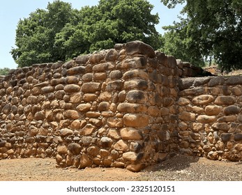Tel Dan Ancient Wall in Israel