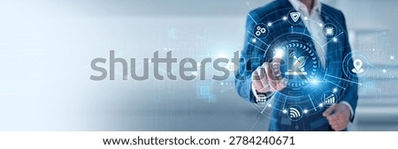 Telecom engineer pointing at Telecommunications and networking communication data systems, mobile networks, signal transmission, wireless connectivity, global communication infrastructure