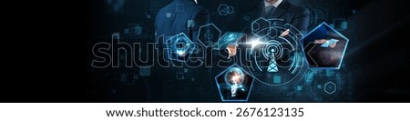 Telecommunications Concept: Connectivity, infrastructure, data transmission, mobile networks, cloud services, digital communication, and remote collaboration on global business network.