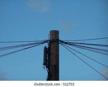 Telegraph pole