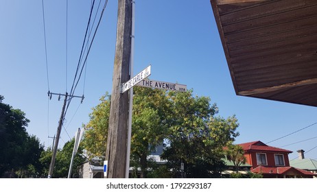 Telegraph Poles At The Avenue Coburg