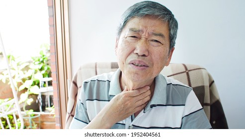 Telemedicine Concept - Elder Male Patient Describe His Health Condition To The Doctor