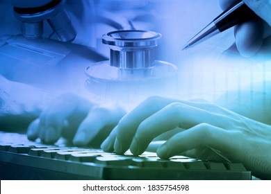 Telemedicine Concept ,Online Clinical Consultations , Medical Innovation And Online Digital Healthcare Service And Medical Research