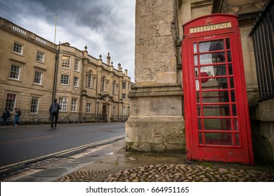 Telephone box in Oxford, UK