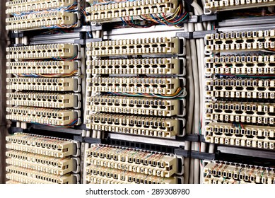 Telephone Exchange Close Up