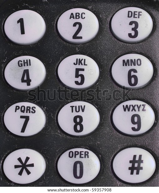 picture of phone keypad with letters