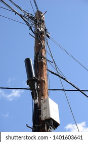 Telephone lines, Internet in La Nucia, Costa Blanca, Alicante province, Spain, May 19, 2019