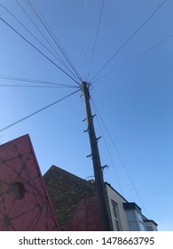 Telephone Poll With Blue Skies Margate