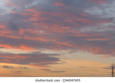 Telephone or radio towers and the sky at twilight, Minimalism of future technology concept. - Powered by Shutterstock