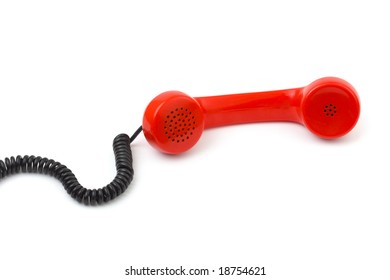 Man Red Telephone Done 3d Isolated Stock Illustration 84026530