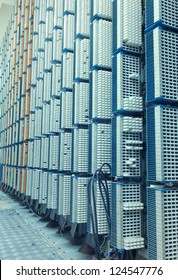 Telephone Switchboard With Wires