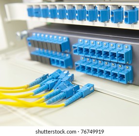 Telephone Switchboard With Wires