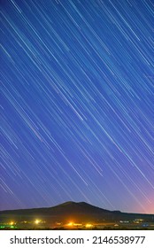 Telephoto Star Trails In Cedar City, Utah