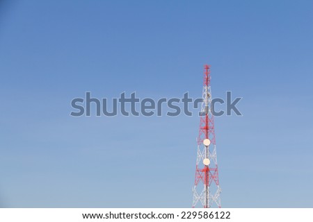 Tele-radio tower. Elemen of design.