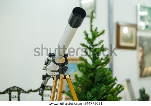 Telescope Room Art Deco Style White Stock Photo Edit Now