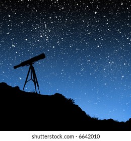 Telescope Under The Stars