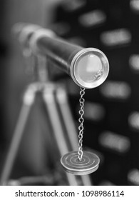The telescope at the window