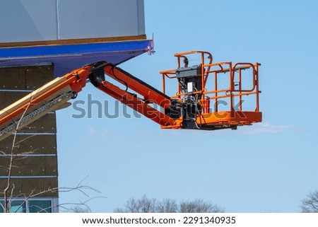 telescopic platform crane machine work lift hydraulic lifter mobile high lifting