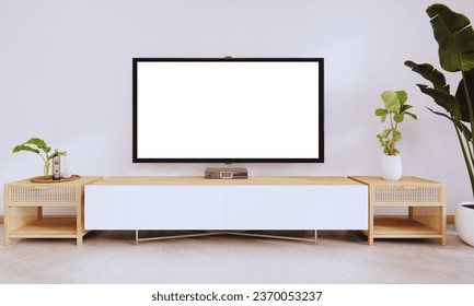 Television: An electronic device for watching broadcasted and streaming content. - Shutterstock ID 2370053237