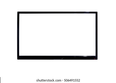 Television LED On Isolated And White Screen,