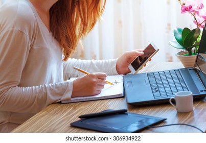 Telework concept. distance work - Powered by Shutterstock