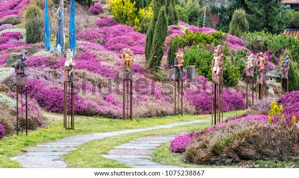 Telgte Germany April 2018 Kunstgarten Lauheide Stock Photo Edit