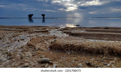 Telindale Beach Before Sunset, In Rote Island, South Of Indonesia