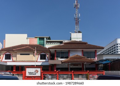 Telkom Indonesia Office Building Architecture In Garut Regency, West Java, Indonesia May 26, 2021