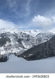 Telluride Colorado Winter Mountainside Mountains Snow