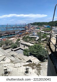 Teluk Bayur, Indonesia - April 13th, 2022 : Look At The Sky.