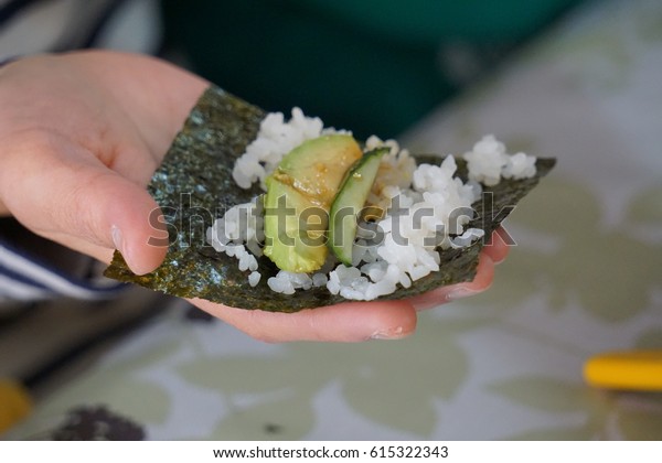 Temakizushi Kind Sushi Sometimes Japanese Eat Stock Photo Edit Now