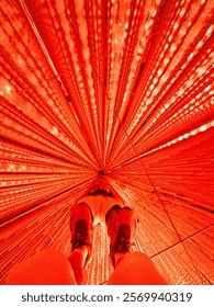 Temalbas Borderless art light installation and illumination in Aomi, Tokyo, Japan
