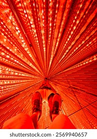 Temalbas Borderless art light installation and illumination in Aomi, Tokyo, Japan