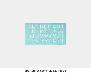 tempalte alphabet ruler large size for mechanical Engineering - Shutterstock ID 2362144923