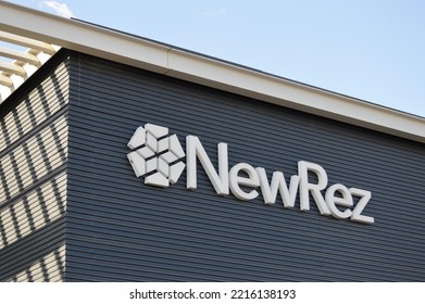 Tempe, Arizona - October 10 2022: Newrez Home Lending Is Recognized On Mortgage Executive Magazine's 50 Best Companies To Work For, Has An A+ Rating With The BBB, With 150 Locations Nationwide.