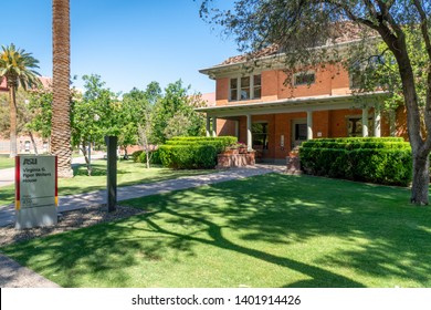 TEMPE, AZ/USA - APRIL 10, 2019: Virginia G. Piper Writers House On The Campus Of Arizona State University.