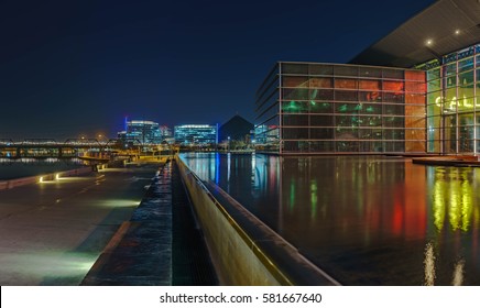 Tempe Lake Night Scene