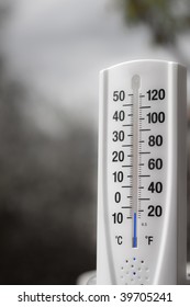 Temperature is dropping below zero or freezing - Shutterstock ID 39705241