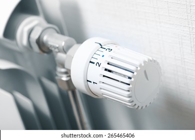 temperature knob of heating radiator