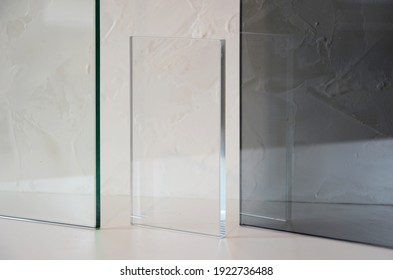 white tinted glass