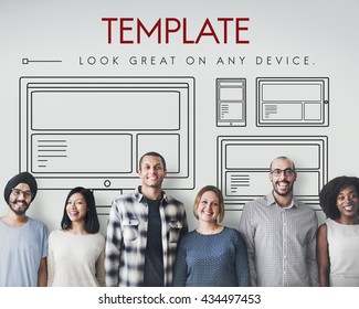 Template Layout Web UI Website Concept