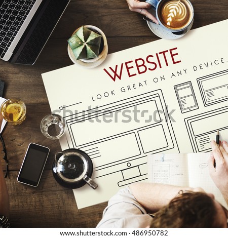Template Layout Web UI Website Concept