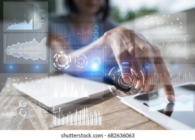 Template for text, Virtual screen Background. Business, internet technology and networking concept.
