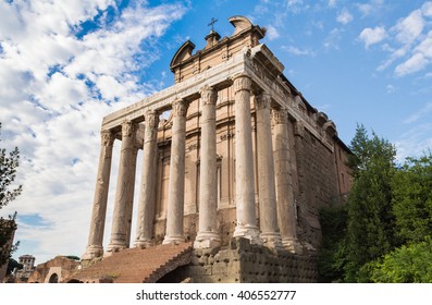 Temple Of Antoninus And Faustina