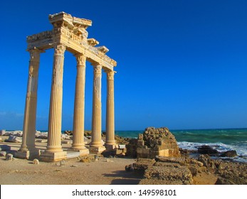 Temple Of Apollo In Side, Turkish Riviera