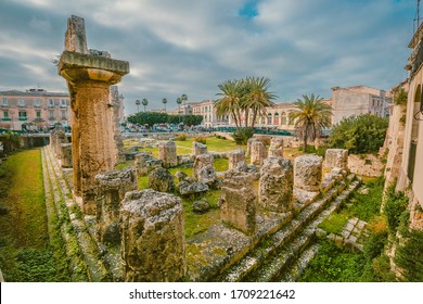Temple of Apollo (Tempio di Apollo) in Siracusa, Sicily