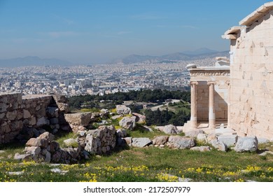 Temple of Athena Nike overlooking Athens