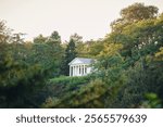 Temple of Bacchus, built by Hamilton in 1762, was designed to house the statue of Bacchus (the cast is currently outside the shop) that he brought back from his Grand Tours to Europe.