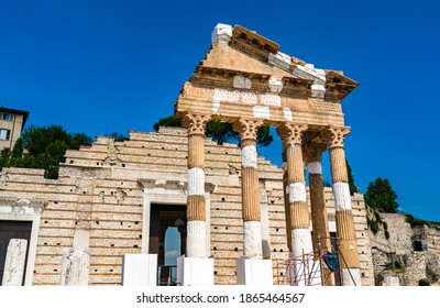 Temple Of The Capitoline Triad In Brescia, Italy